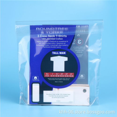 Good quality low rice guangzhou t-shirt packaging bag